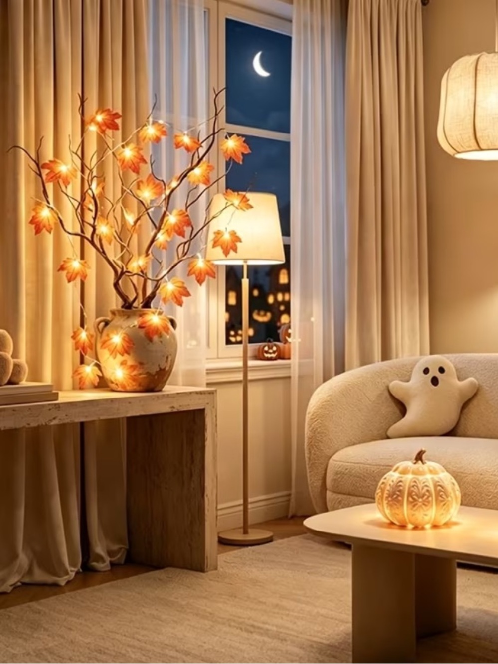 Maple Leaf String LED Lights NIP 🍁 - Picture 8 of 11